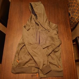 Oakley zip up fleece lined sweater